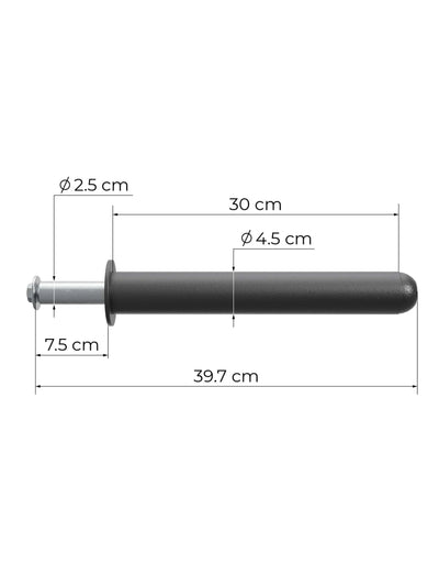 Zubehör: Gewichts-Pins 30cm R8 Serie: Kompatibel mit R8-Racks und 50 mm Scheiben 