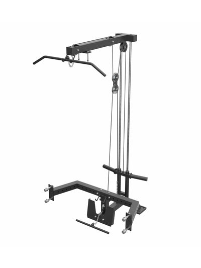 Latzug mit Rudereinheit R8 Serie: Cable Pull für ein gewichtsintensives Rückentraining | Kompatibel mit 30 und 50 mm Hantelscheiben | 66 kg Eigengewicht