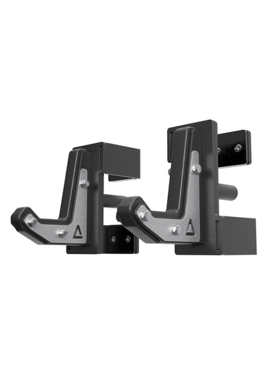 J-Hooks Type 4, für R8 Power Racks: Paar | Mit Hartplastik ummantelt | Tiefe Mulde | Bis 550 kg belastbar | Einfache Höhenverstellbarkeit | Cross-kompatibel