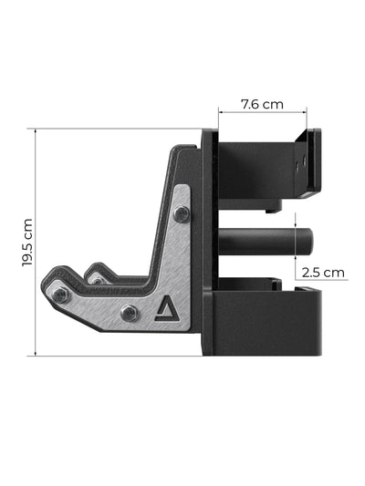 J-Hooks Type 4, R8 Power Racks: Paar | Mit Hartplastik ummantelt | Tiefe Mulde | Bis 550 kg belastbar | Einfache Höhenverstellbarkeit | Cross-kompatibel