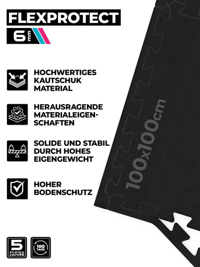 Bodenschutz | FlexProtect Bodenschutz 6mm 100x100cm