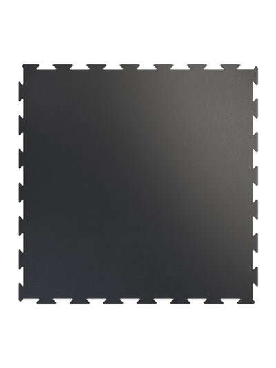 Bodenschutz | FlexProtect Bodenschutz 6mm 100x100cm, hochwertiges Kautschuk | Puzzle Verbindung | Feingranulat Oberfläche | Geruchsarm | TÜV
