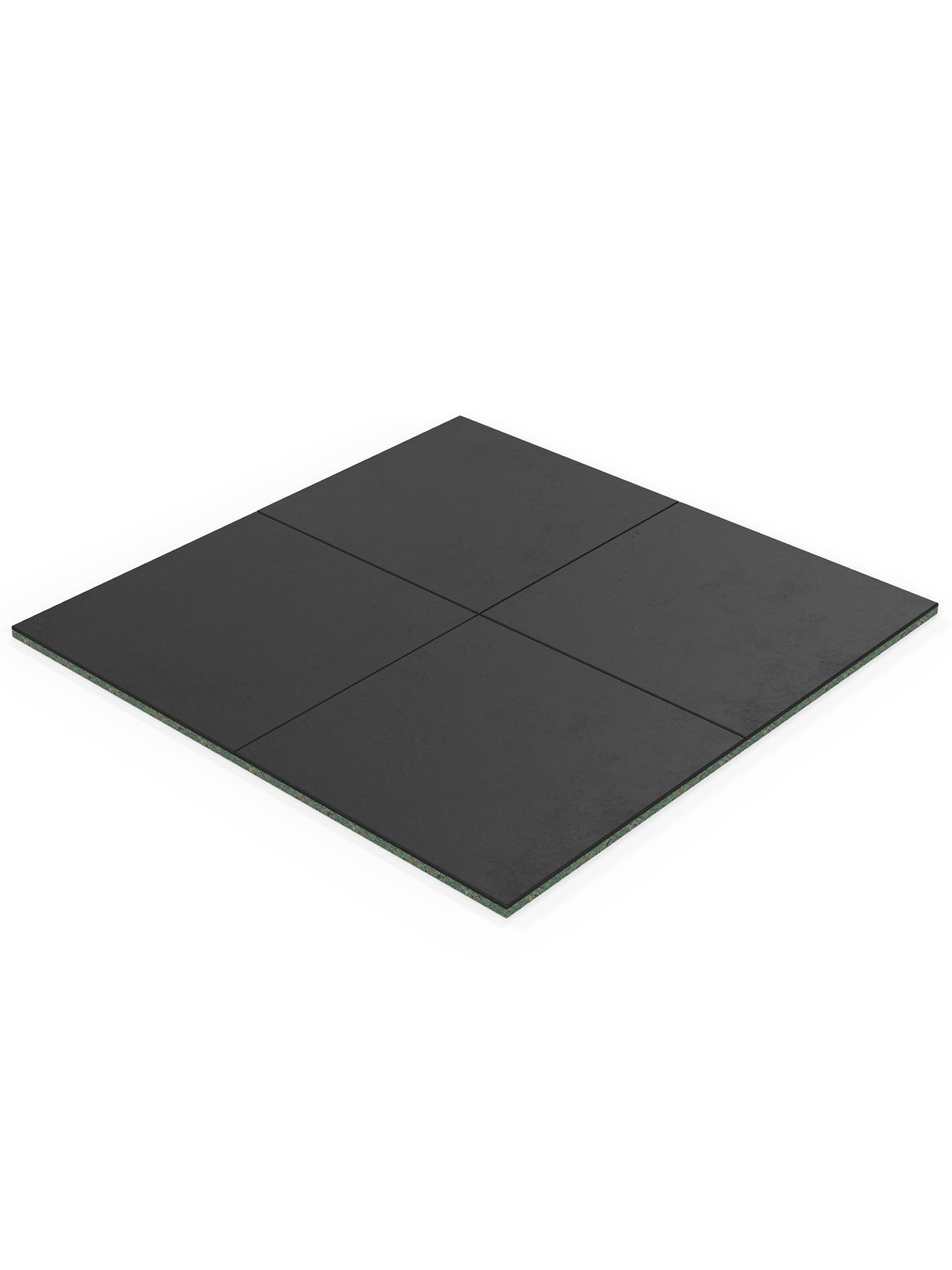 Bodenschutzmatten SolidProtect 4m2: Keltan EPDM Material | 20mm Stärke | hohes Eigengewicht | Feingranulat Oberfläche | 0.8mm Körnung, #size_4-matten-a-100x100cm