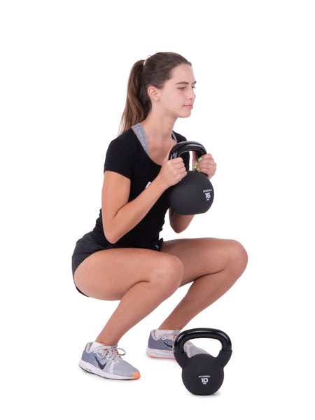 Kettlebells | Neopren Ummantelt 4kg-32kg hochwertiger Look & Feel | doppelt Neopren beschichtet | TÜV geprüft auf Schadstoffe