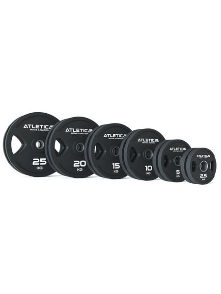 Hantelscheiben 155kg Set Dual-Gripper Plates in 2x2.5kg | 2x5kg | 2x10kg | 2x15kg | 2x20kg | 2x25kg | Schadstoffrei mit TÜV REACH Zertifikat