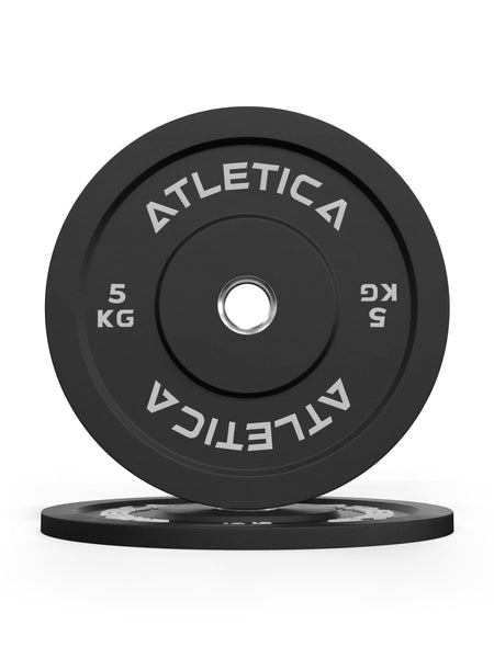 Gewichte > Bumper platesBumper Plates | 50mm (Paar)geräusch- und stoßdämpfende Vollgummi-Ummantelung | Härtetyp 90 | Paarweise verkauft | Ø 50 mm Edelstahlring #size_2-x-5kg