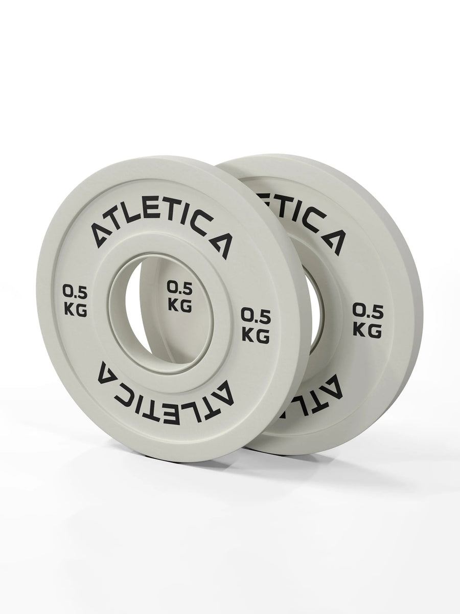 ATLETICA Fractional Plates Bumper Plates 15kg Weight Plates Set