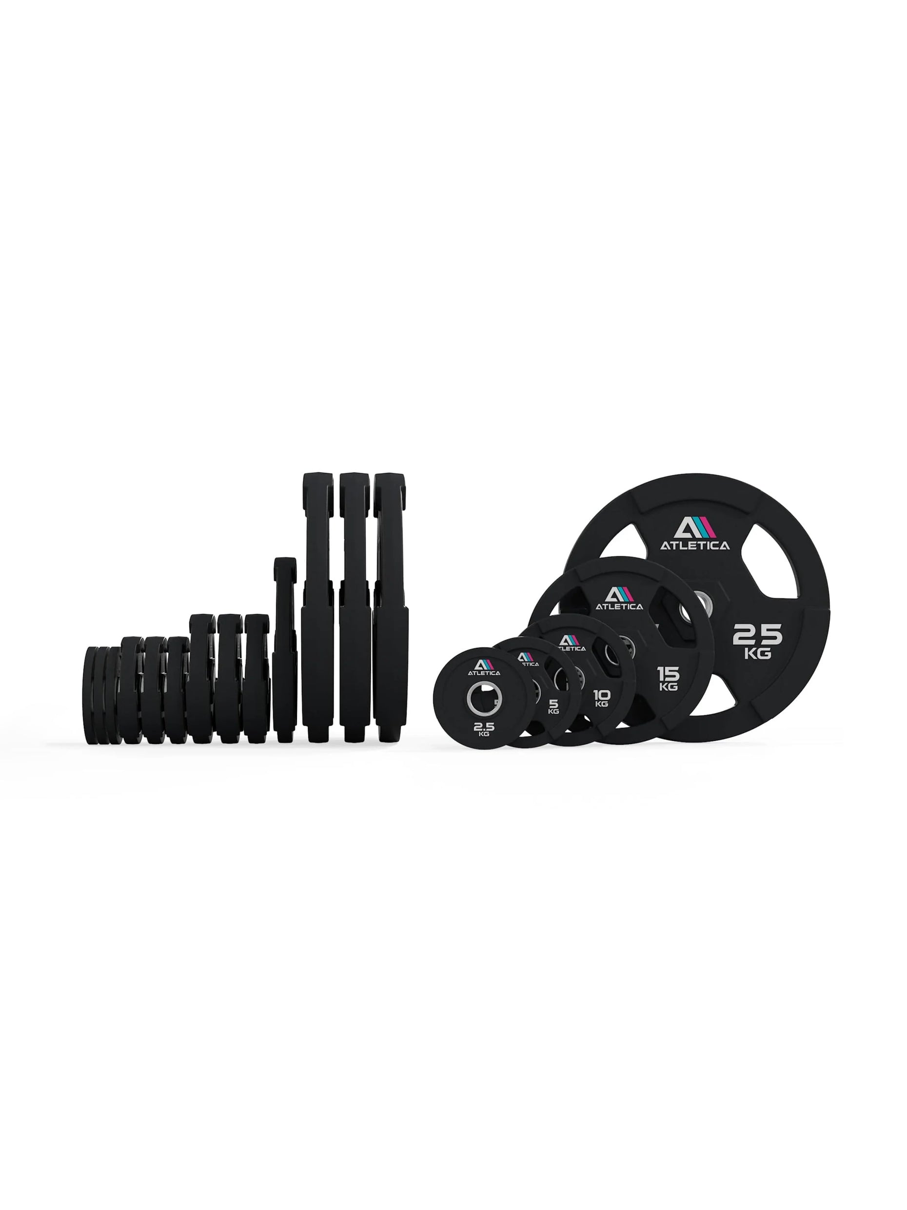 Gewichte Gripper plates: Gripper Plates200 kg bestehend aus 4x2,5 kg | 4x5 kg | 4x10 kg | 2x15 kg | 4x25 kg