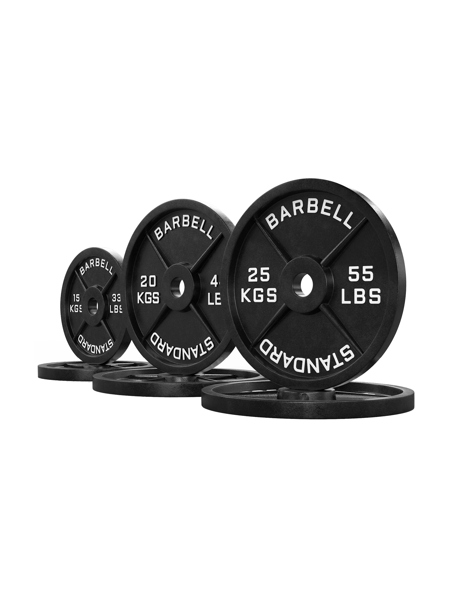 Gewichte Iron plates: 120 kg Set ∣ 2x15kg ∣ 2x20kg ∣ 2x25kg ∣ Gusseisen Hantelscheiben ∣ 50mm ∣ rostresistent
