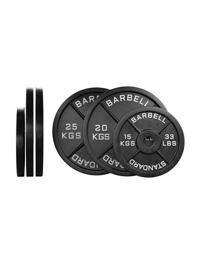 Gewichte Iron plates: 120 kg Set ∣ rostresistent