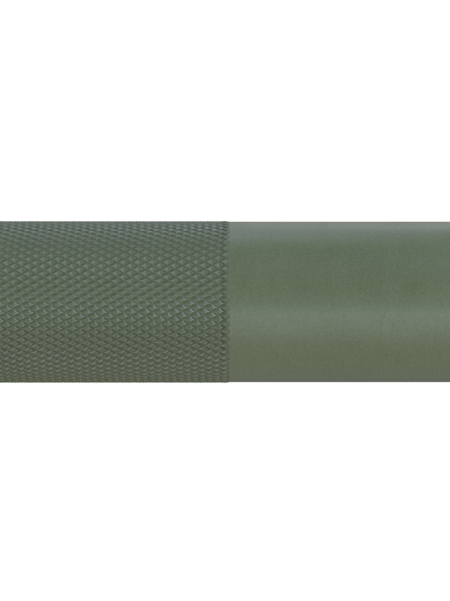 Hantelstangen: Langhantel Beta Powerlifting Langhantel, Entfessele Dein Powerlifting-Potential | 20kg | IPF-Markierung | Chrome / Military Green | 1200kg Belastbarkeit #color_military-green