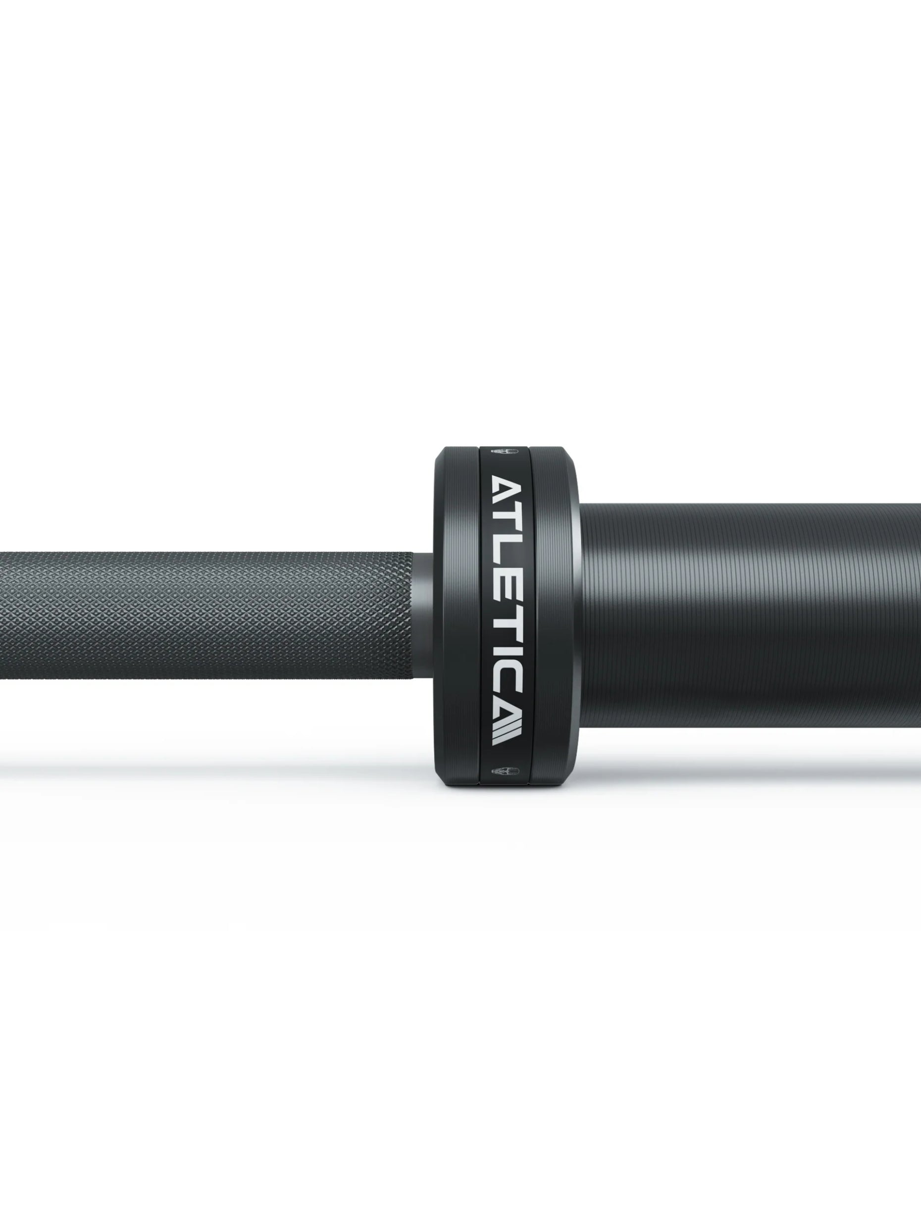 Hantelstangen Delta Set: Delta Hybrid Stange| 75kg Hantelscheiben | Alu-Hantelverschlüsse | Für Gewichtheben, Powerlifting und CrossFit | Ø 50mm, #material_bullet-grey
