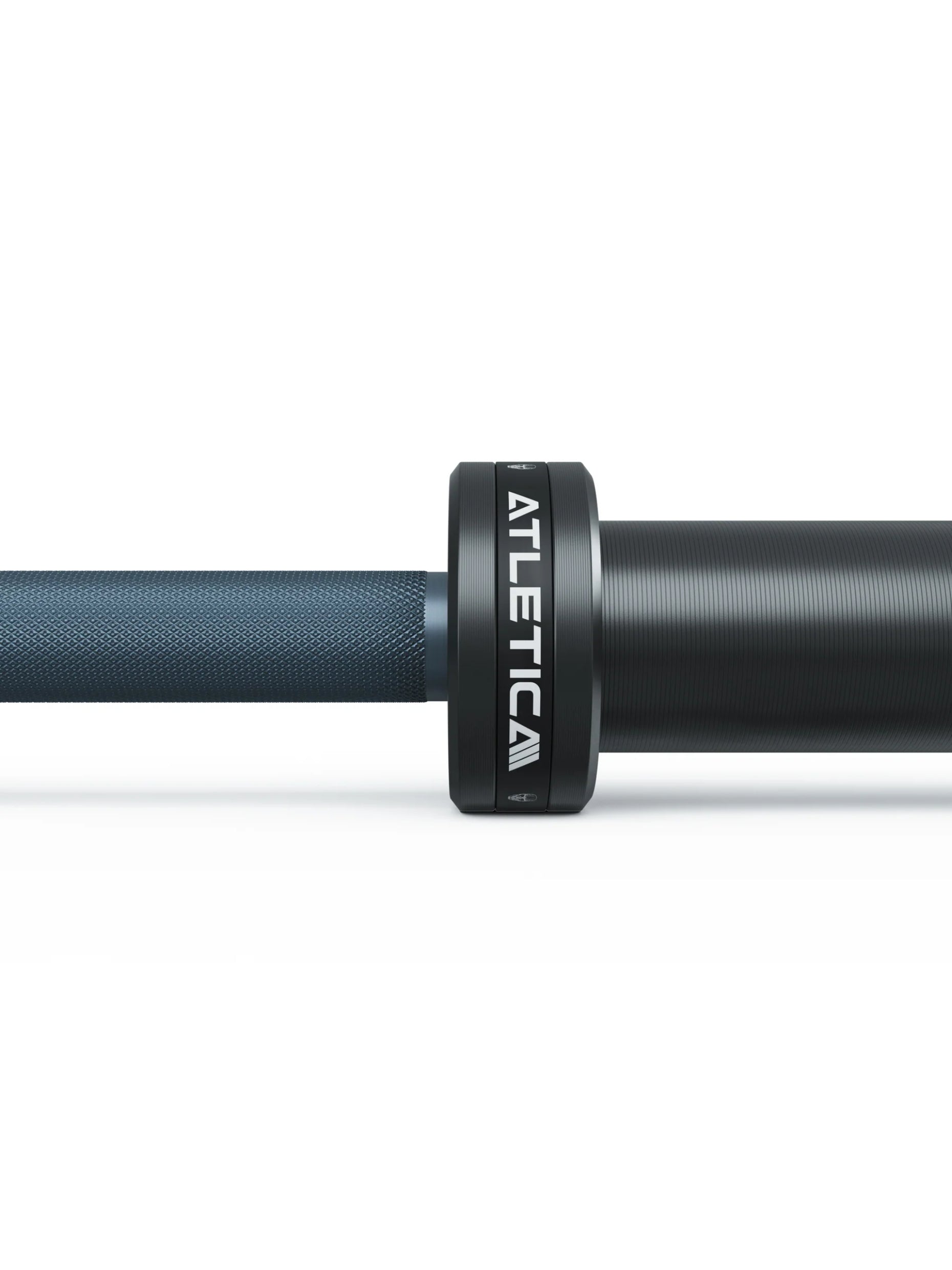 Hantelstangen Delta Set: Delta Hybrid Stange| 75kg Hantelscheiben | Alu-Hantelverschlüsse | Für Gewichtheben, Powerlifting und CrossFit | Ø 50mm, #material_dark-blue
