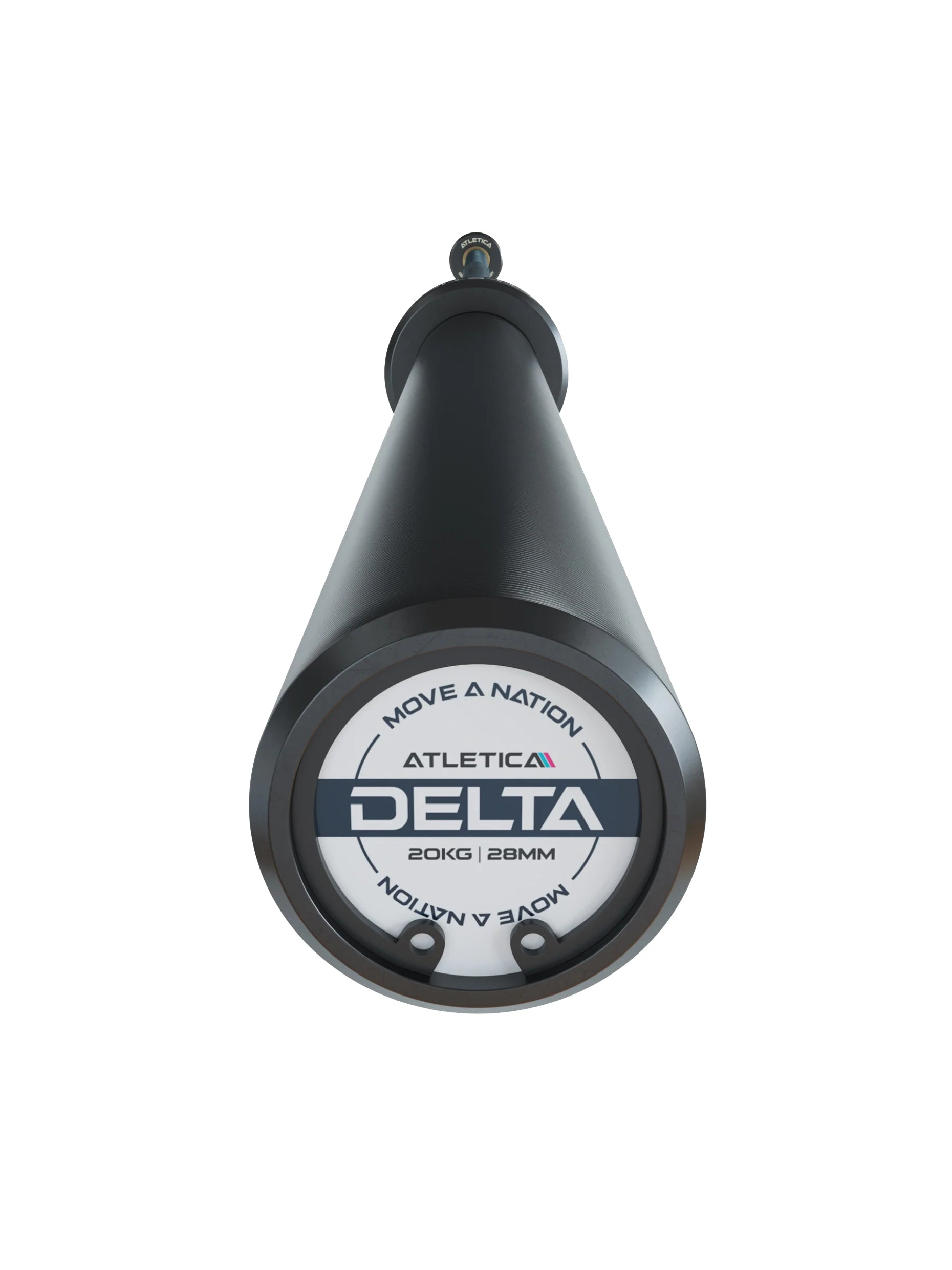 Delta Set: Delta Hybrid Stange| 75kg Hantelscheiben | Alu-Hantelverschlüsse | Für Gewichtheben, Powerlifting und CrossFit | Ø 50mm, #material_dark-blue