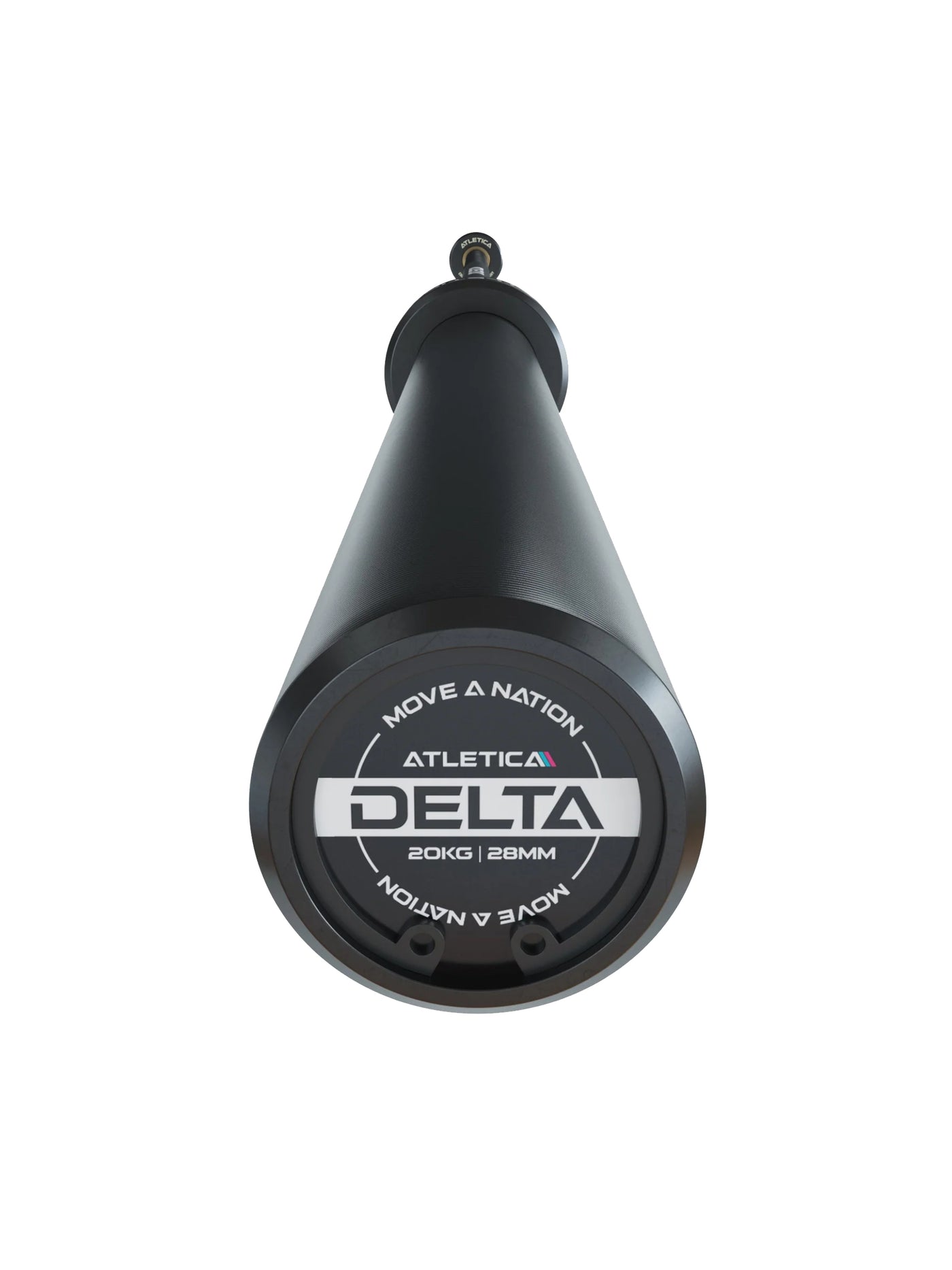 Delta Set: Delta Hybrid Stange| 75kg Hantelscheiben | Alu-Hantelverschlüsse | Für Gewichtheben, Powerlifting und CrossFit | Ø 50mm, #delta-hybrid-barbell-farbe_tripple-black