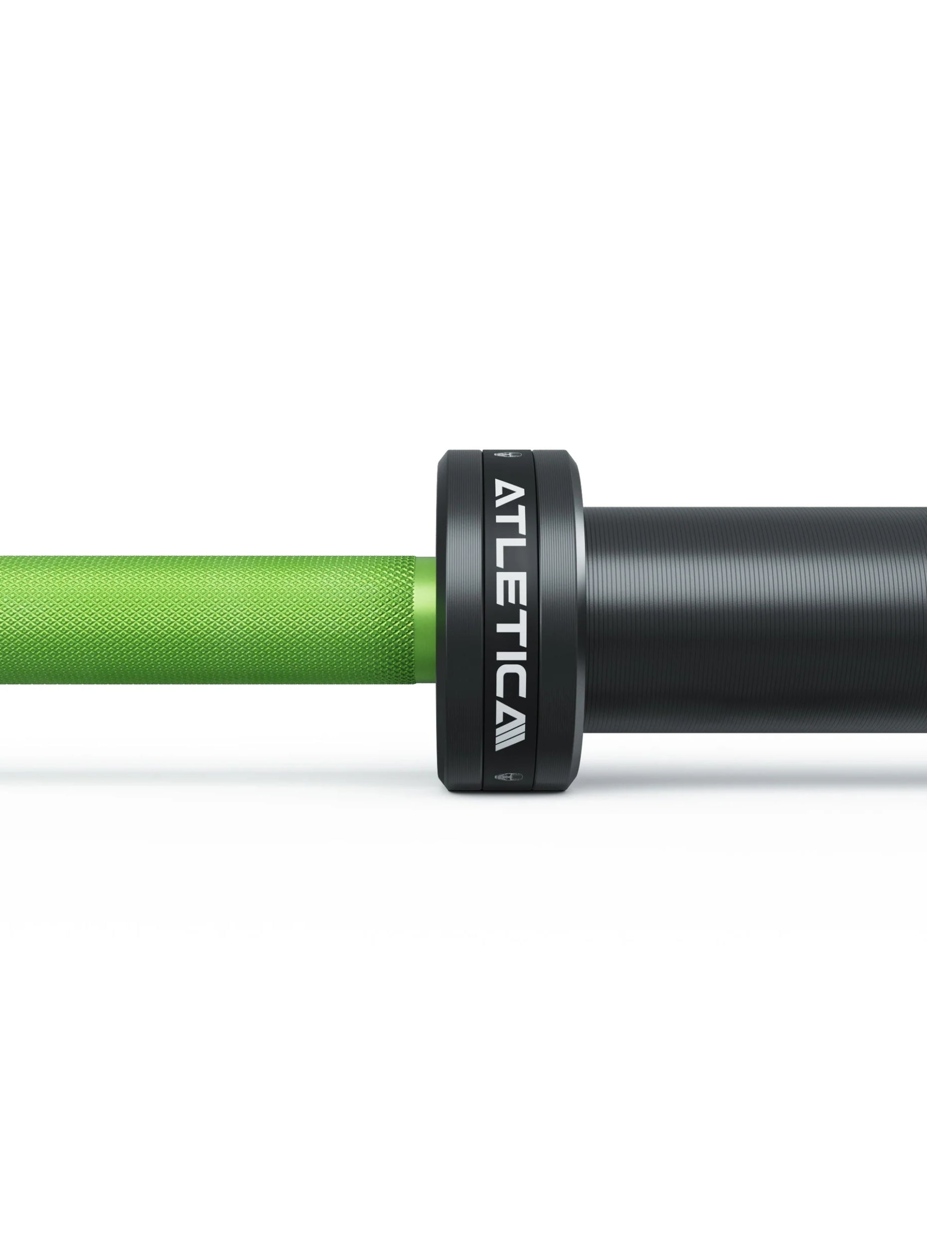 Hantelstangen Delta Set: Delta Hybrid Stange| 75kg Hantelscheiben | Alu-Hantelverschlüsse | Für Gewichtheben, Powerlifting und CrossFit | #material_electric-green