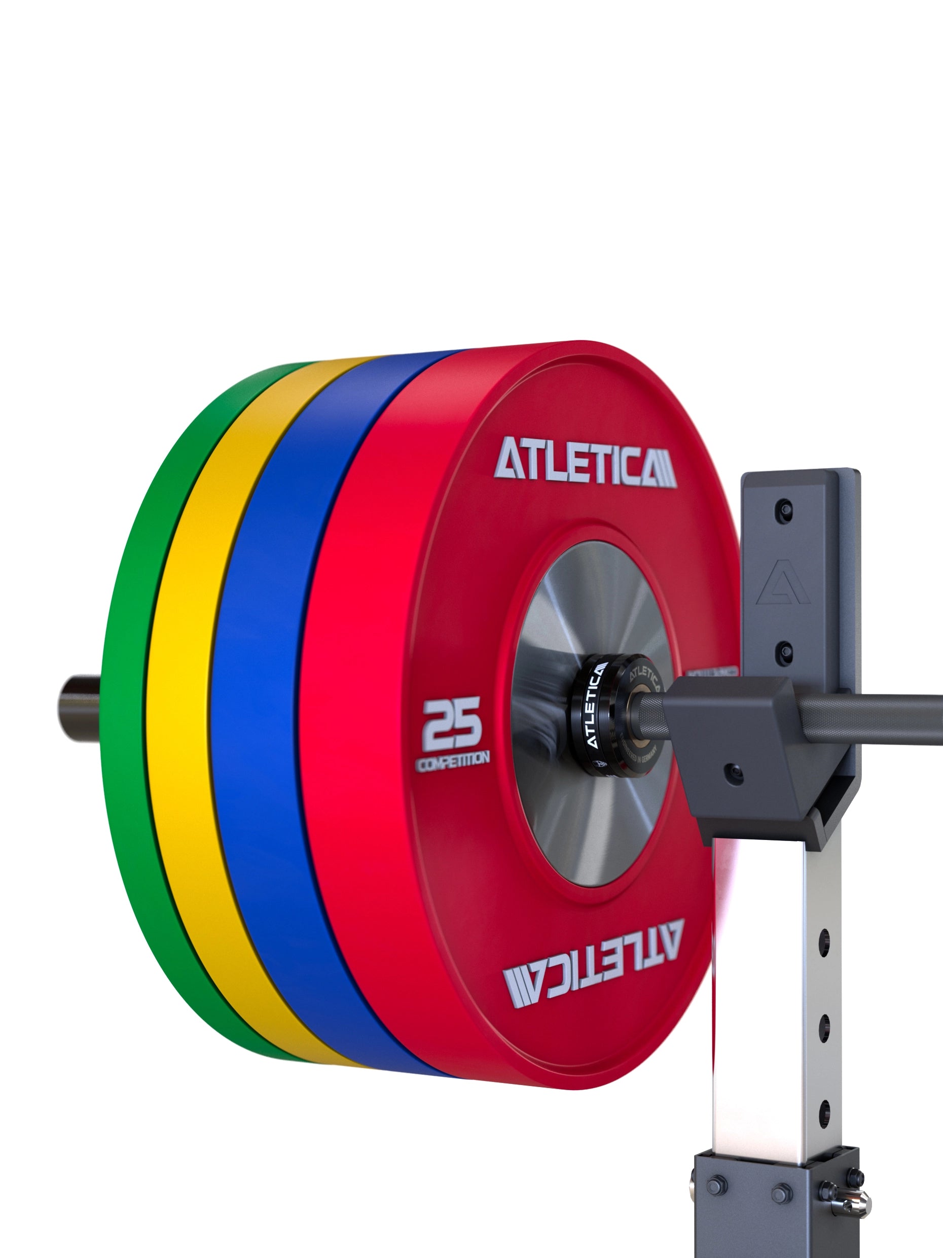 Hantelstange Delta Hybrid-Langhantel Bullet Grey: Für Weightlifting, Powerlifting und Functional Training | 20kg | IPF- & IWF-Markierungen | 1000kg Belastbarkeit