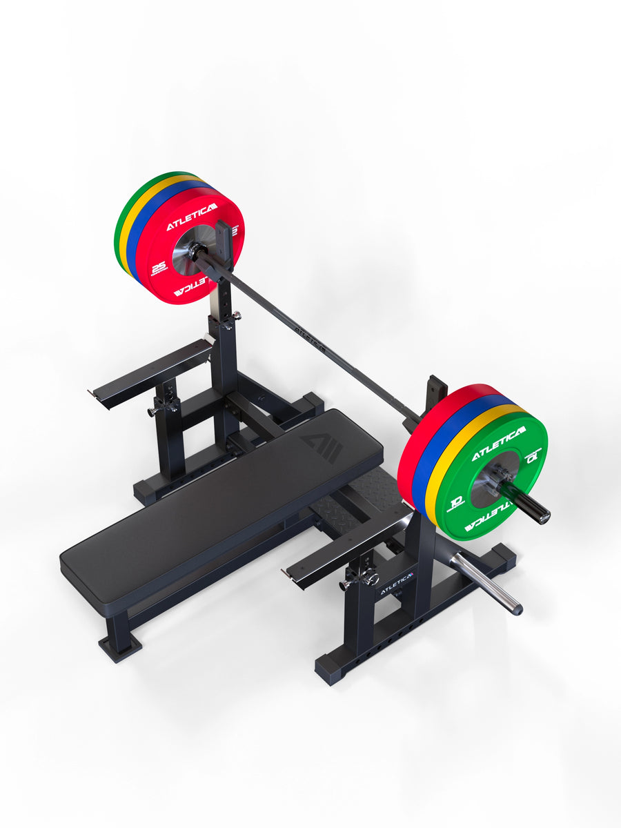 Hantelstange Delta Hybrid-Langhantel Bullet Grey: Für Weightlifting, Powerlifting und Functional Training | 20kg | IPF- & IWF-Markierungen | 1000kg Belastbarkeit