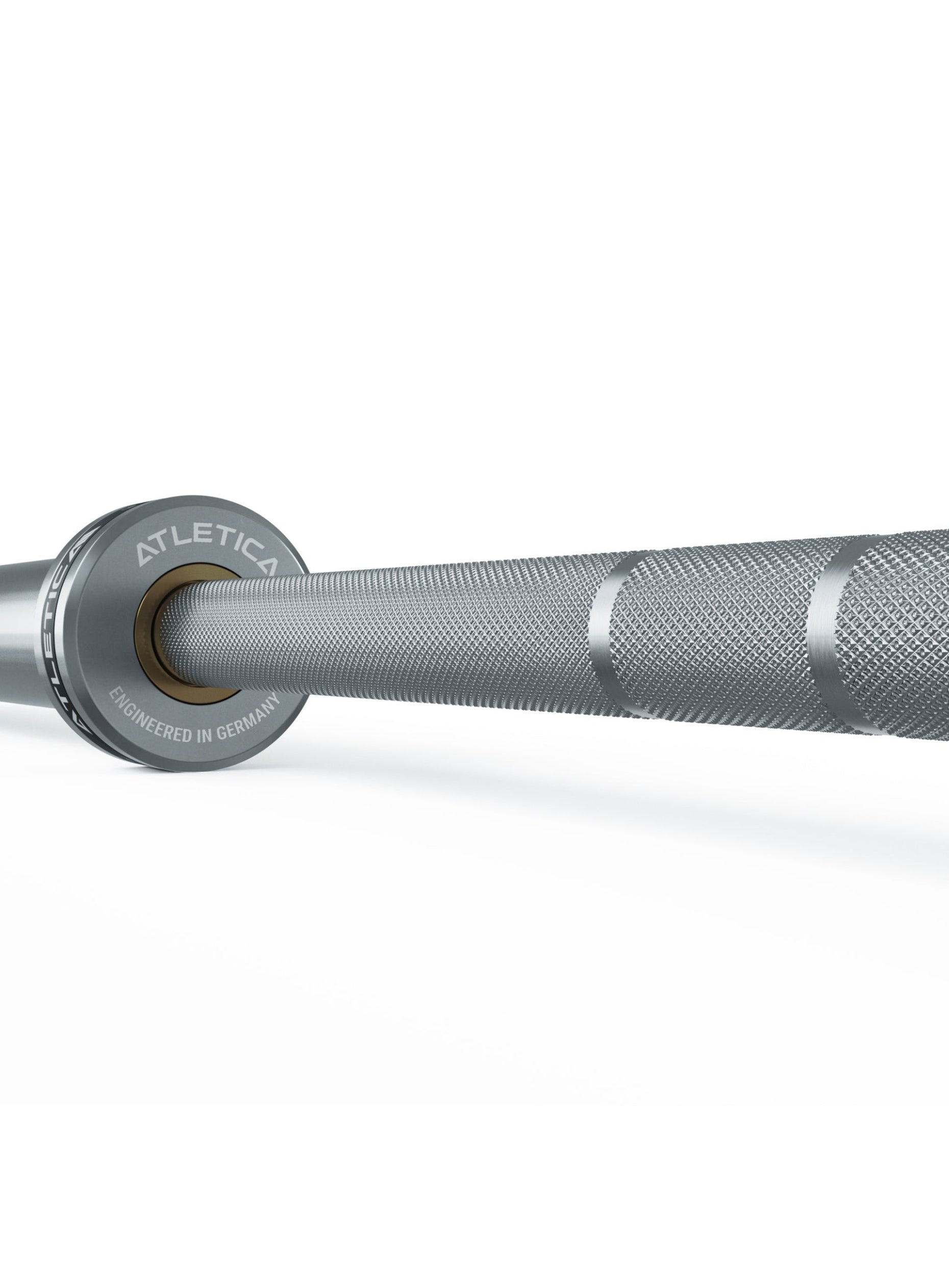 Langhantel Set | Delta HighRep Set: Delta Hybrid Stange| 75kg Hantelscheiben | Alu-Hantelverschlüsse | Für Gewichtheben, Powerlifting und CrossFit | Ø 50mm #material_chrome