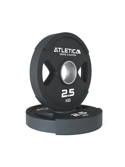 Delta Set: Delta Hybrid Stange| 75kg Hantelscheiben | Alu-Hantelverschlüsse | Für Gewichtheben, Powerlifting und CrossFit | Ø 50mm, #delta-hybrid-barbell-farbe_chrome