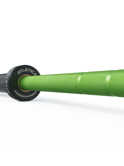 Hantelstange Delta Electric Green: Hantelstange für Weightlifting, Powerlifting und Functional Training 