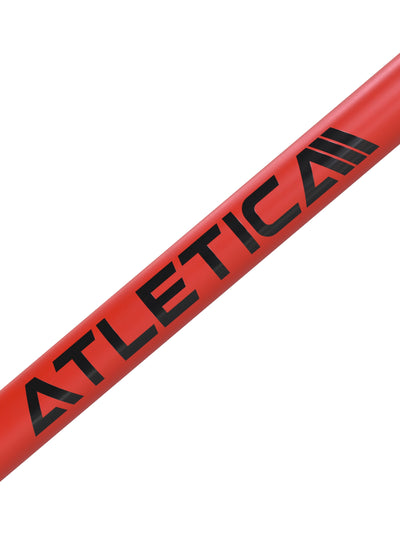 Hantelstangen: Langhantel Gamma Powerlifting Langhantel | 20kg | IPF- & IWF-Markierungen | Chrome / Sportscar Red | 1200kg Belastbarkeit #color_sportscar-red