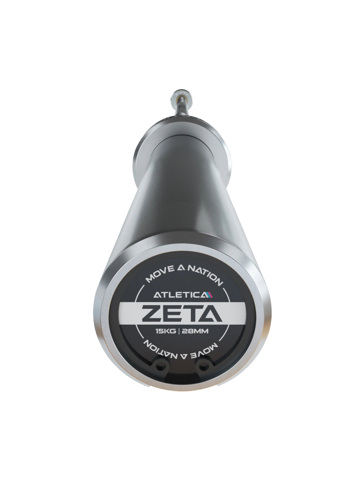 Hantelstangen Set Zeta: Zeta Hybrid Langhantel 1880mm | 32cm geringere Länge ideal für kleine Räume | 75kg Dual-Gripper Plates | Slim Verschlüsse