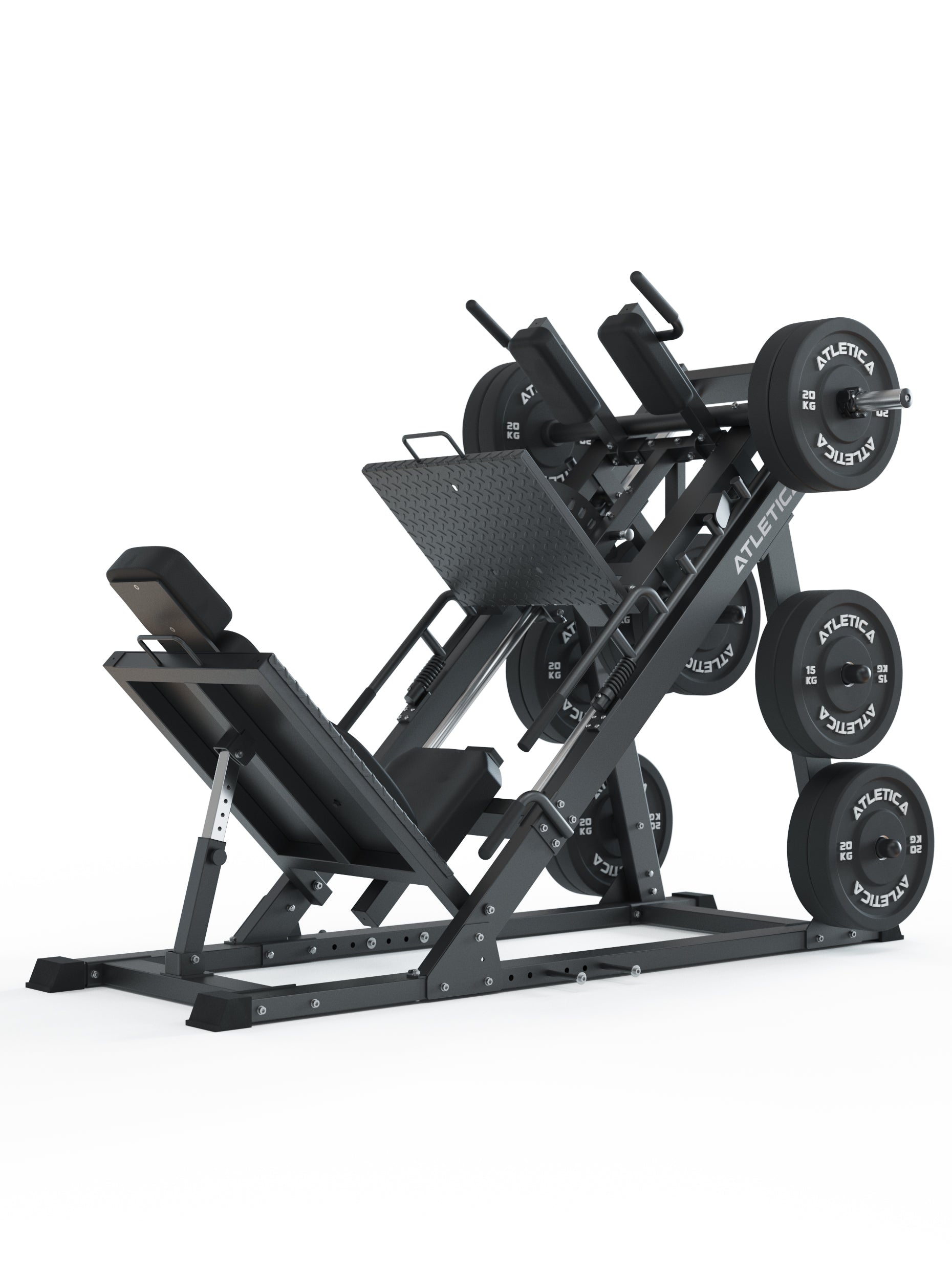 Kniebeuge- und Wadenmaschine: Beinpresse für Fitnesstudio