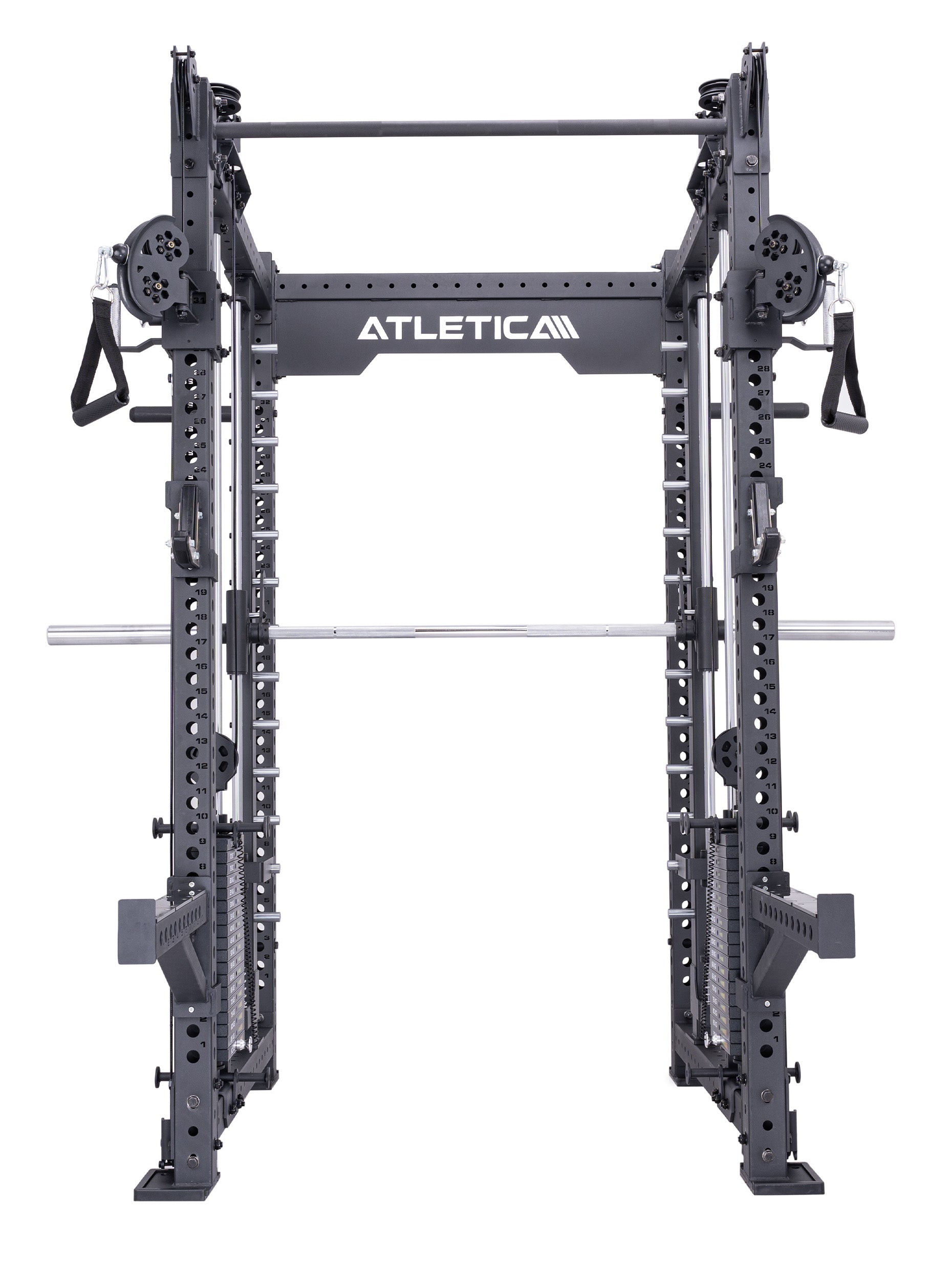 Power Racks: R8 R8 Bradley | mit 2x90kg seitlichen Gewichtsblocks, #size_combat