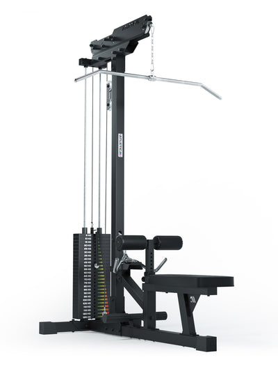 Lat Pulldown med Roddstation | 204 cm Höjd