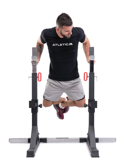 Squat Rack Kniebeugenständer Twin Free Stands – Leichtgewicht mit 33 kg, verstellbare Höhe von 113-163 cm, Traglast bis zu 250 kg