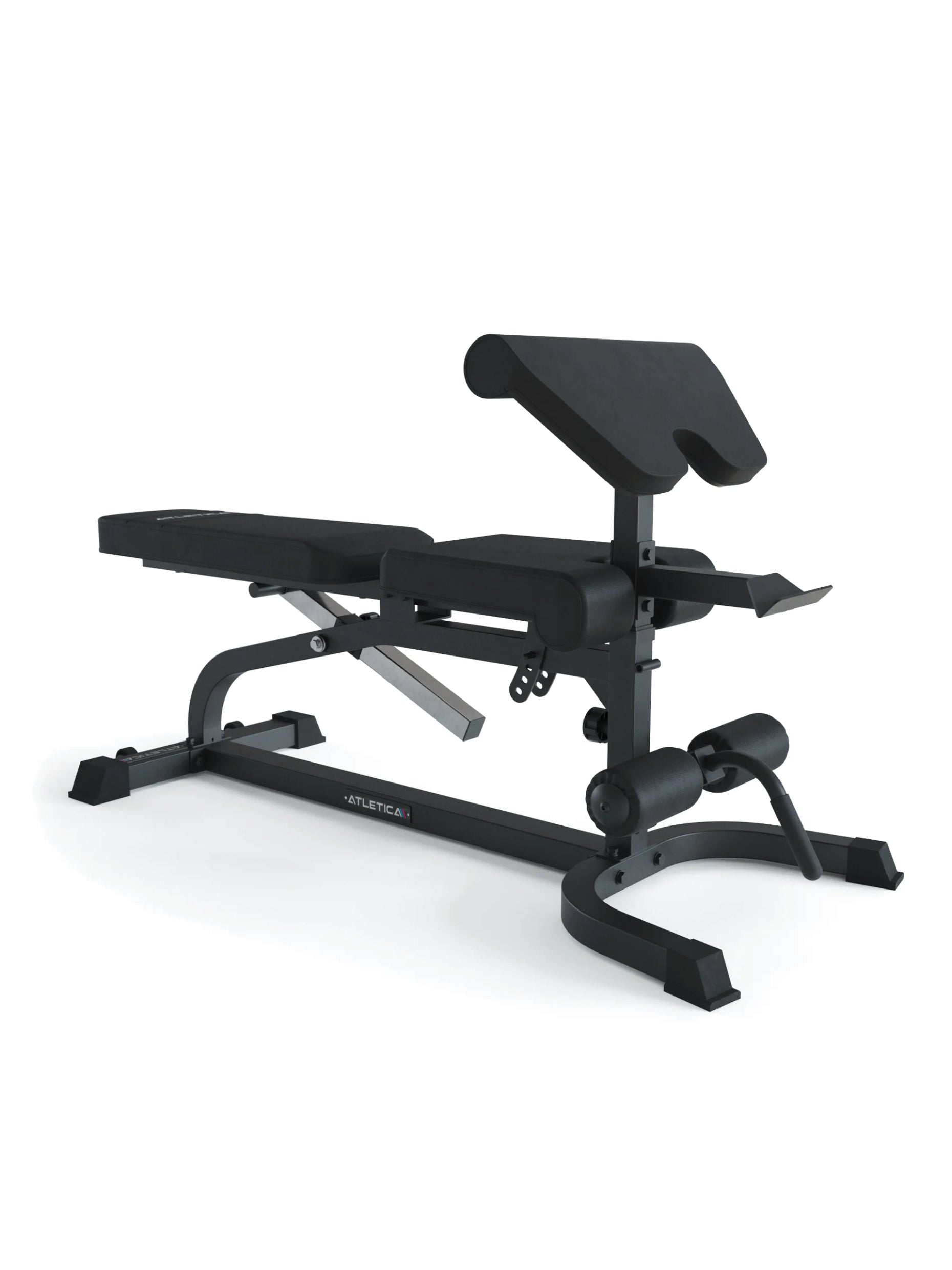 Kabelzugstation ATLETICA Triton: Set mit X-Bench Hantelbank, #variants_triton-combat