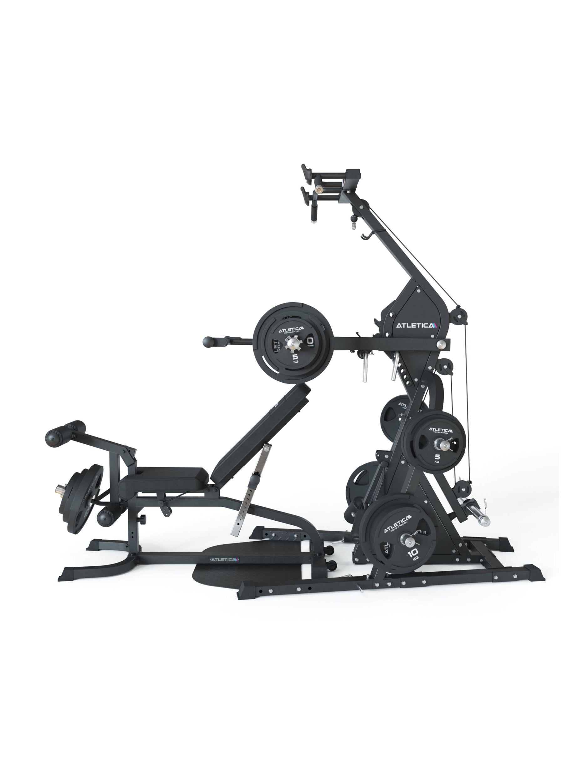 Kabelzugstation Triton, Multigym Triplex Station: Hebelarme #variants_triton-combat