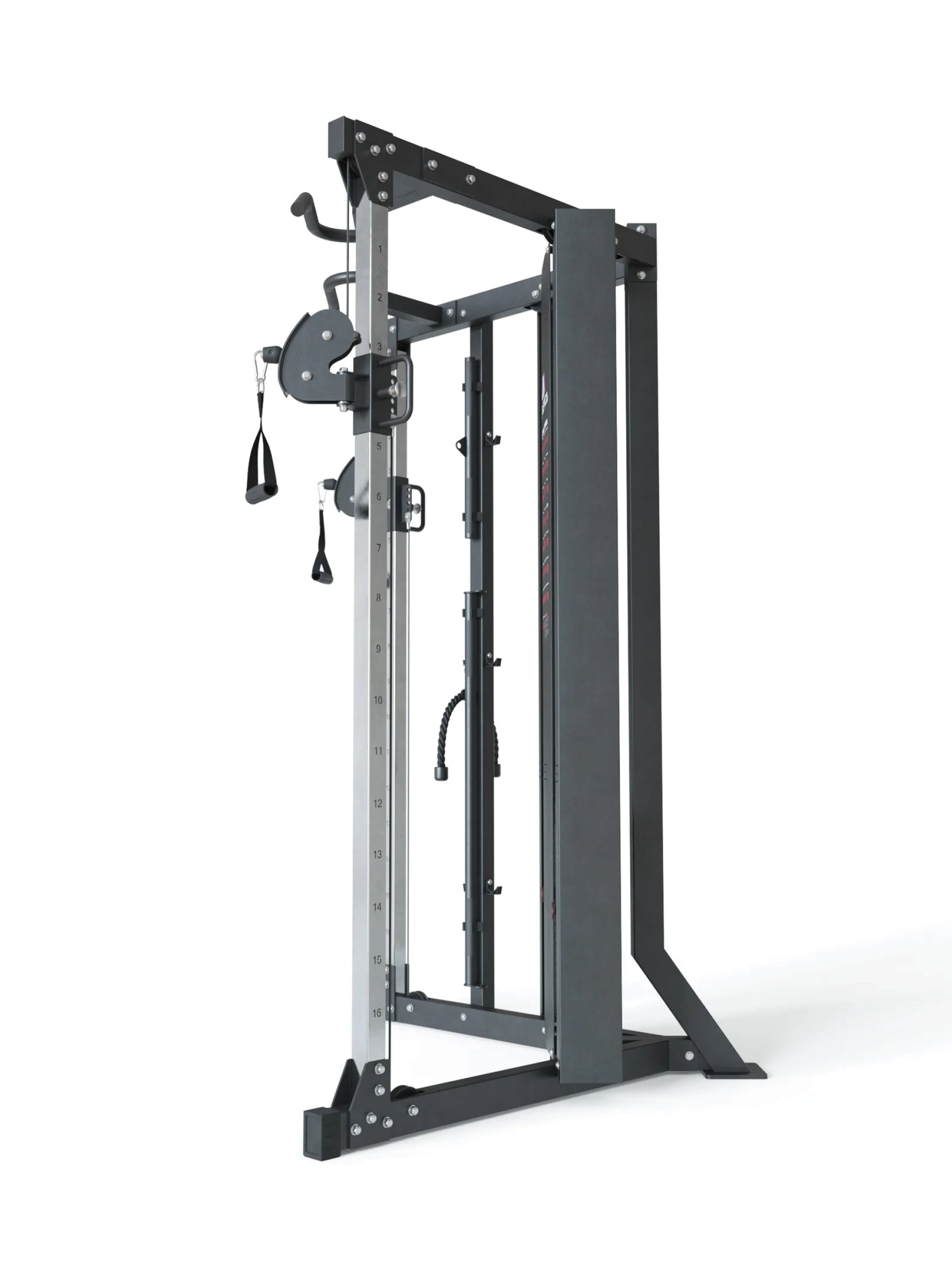 Kabelzug Kraftstation X-Five: 180kg Steckgewichte, #size_195-cm