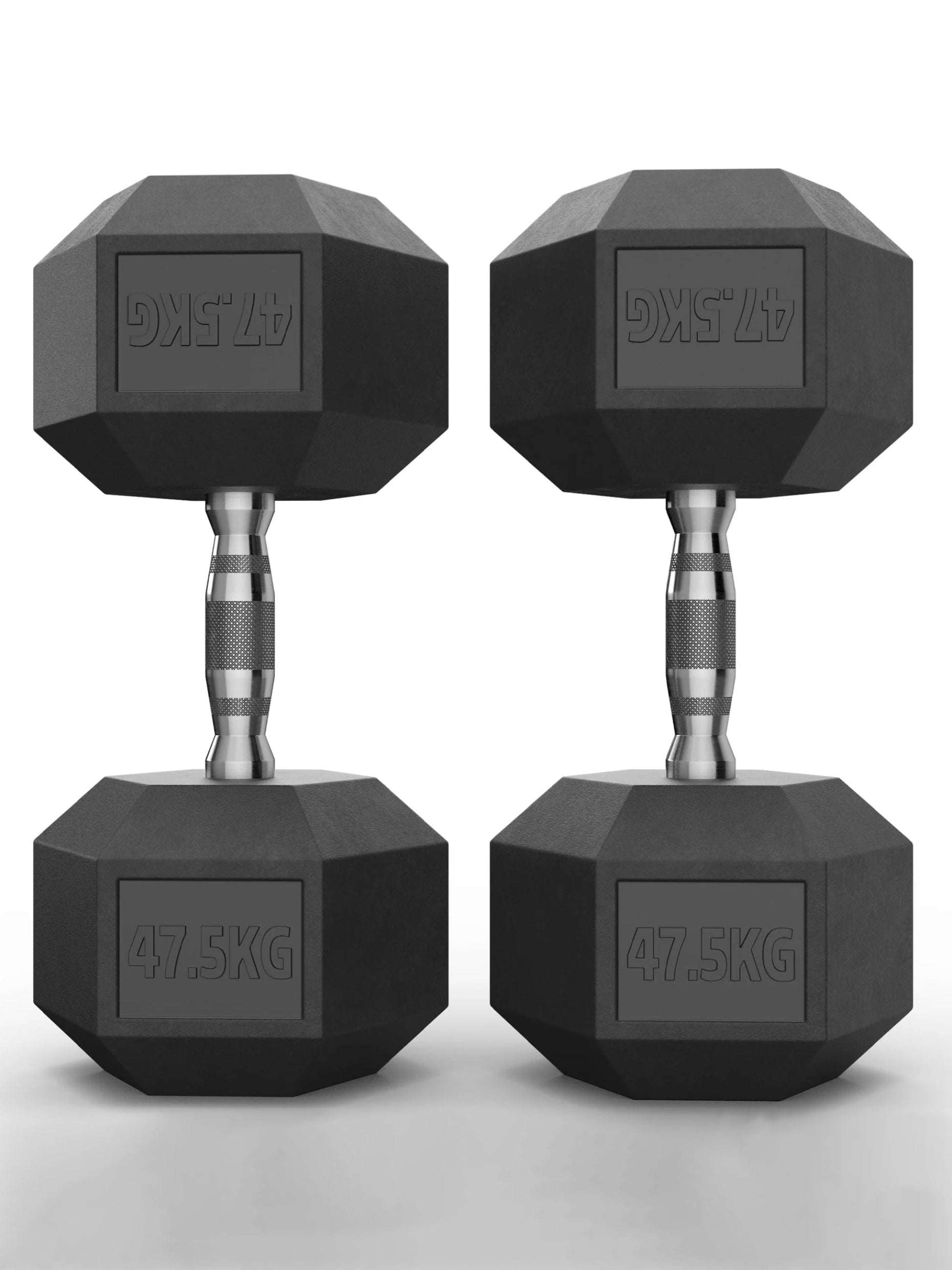 Gewichte > Hexagon kurzhantelnHexagon PVC ummantelt (paarweise)ATLETICA Hexagon Kurzhanteln ∣ PVC Bezug ∣ Schutzummantelung ∣ Langlebig ∣ Geruchsarm #size_2x47-5kg