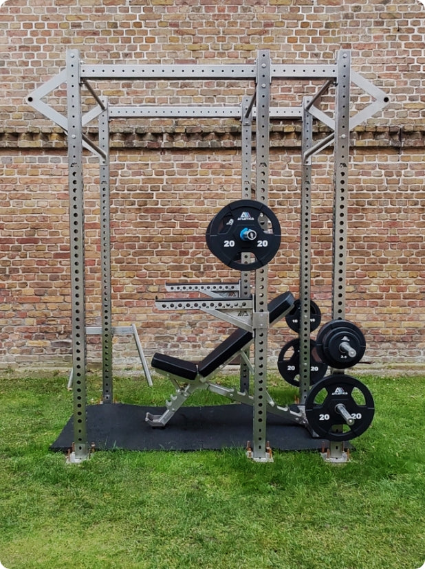 ATLETICA Outdoor Squat Rack | aus Edelstahl | 220cm