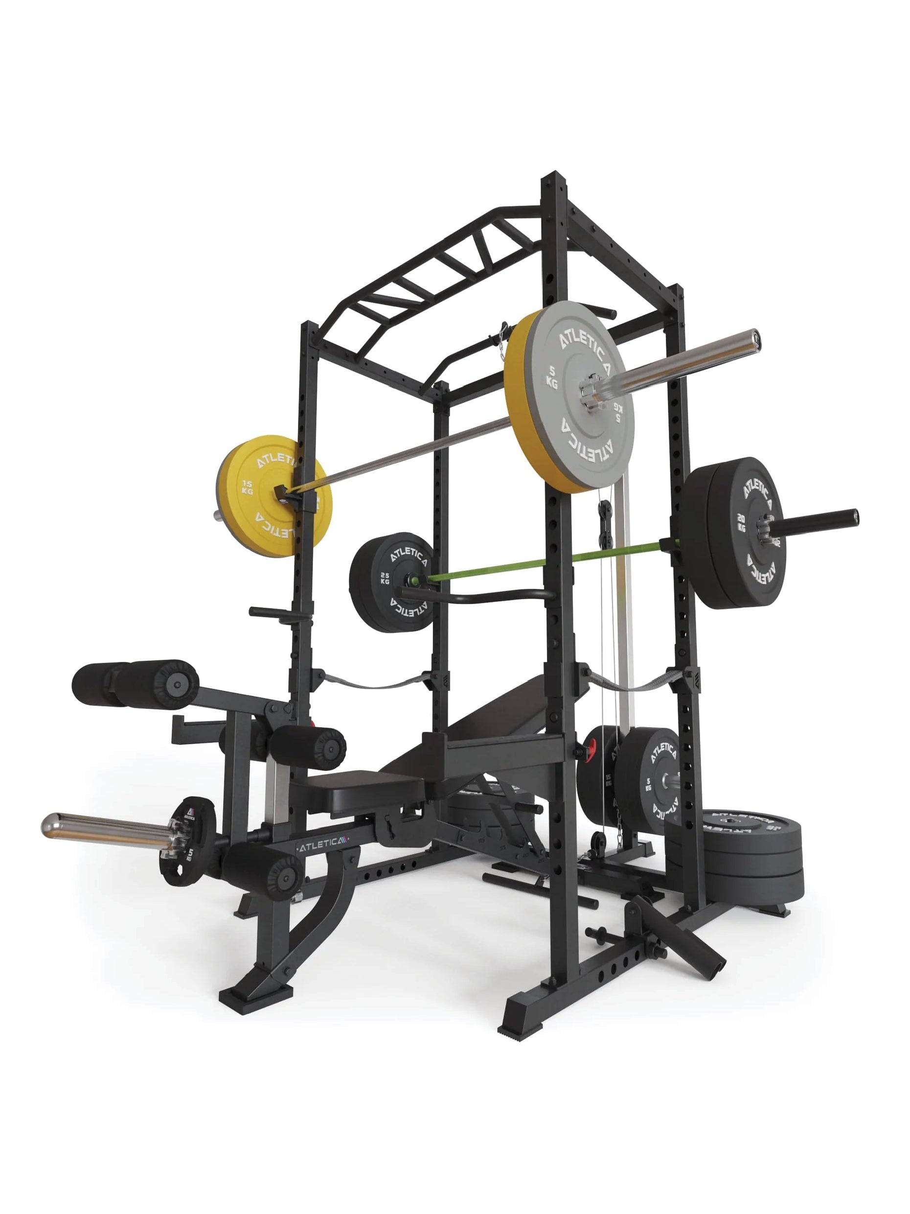 Power Rack mit Vollausstattung R5 Combat, #size_213-cm