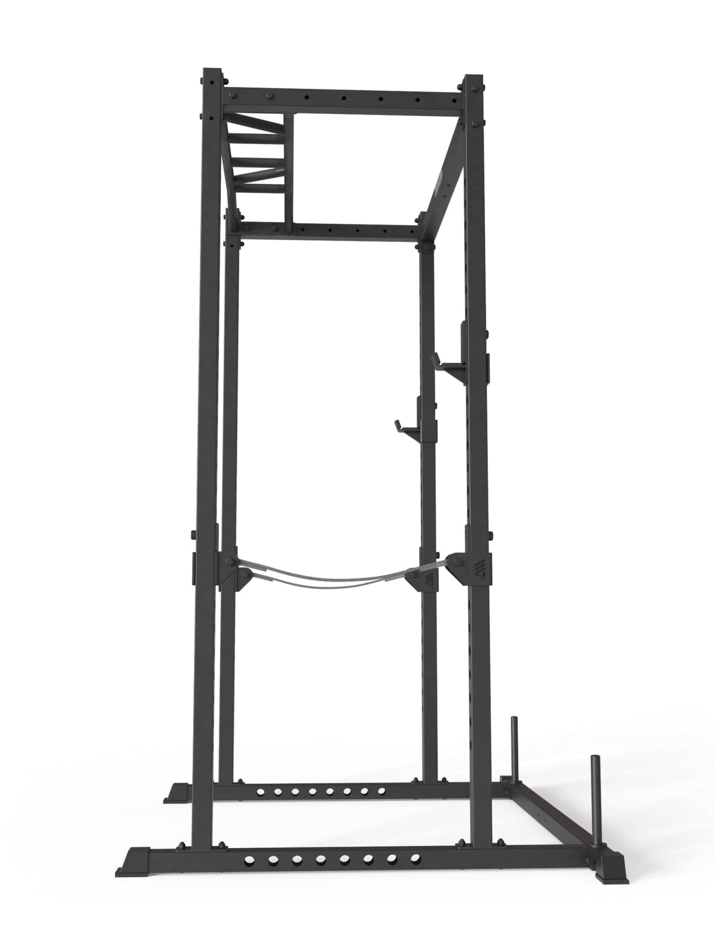 Power Cage R5 Base Käfig: Multi-Grip Pull-Up Bar, Pin-and-Pipe-Safeties, J-Hooks und Gewichts-Pins, ideal für Fitnesstraining mit Hantelbank und Gewichten, #size_213-cm