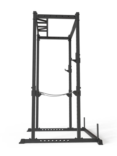 Power Cage R5 Base Käfig: Multi-Grip Pull-Up Bar, Pin-and-Pipe-Safeties, J-Hooks und Gewichts-Pins, ideal für Fitnesstraining mit Hantelbank und Gewichten, #size_213-cm