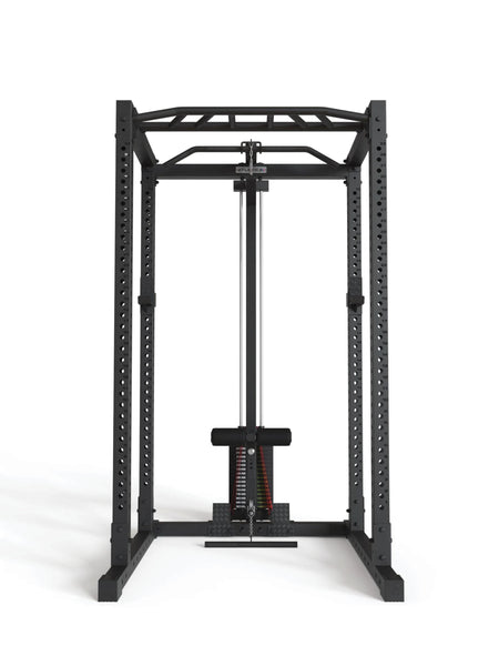 Power Rack, Squat Rack R7-Base Stack mit Latzug: #size_220-cm