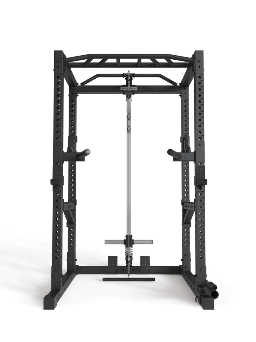 Power Rack R7-Cage: Squat Cage mit Latzug und Ruderstation, #size_200-cm