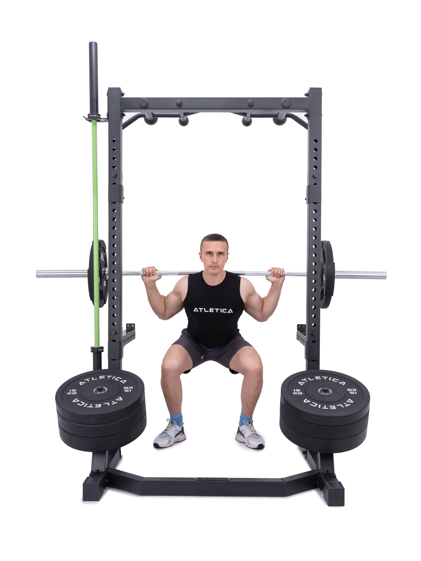 ATLETICA R7 Half Rack | Squat Rack inkl. Deadlift Station