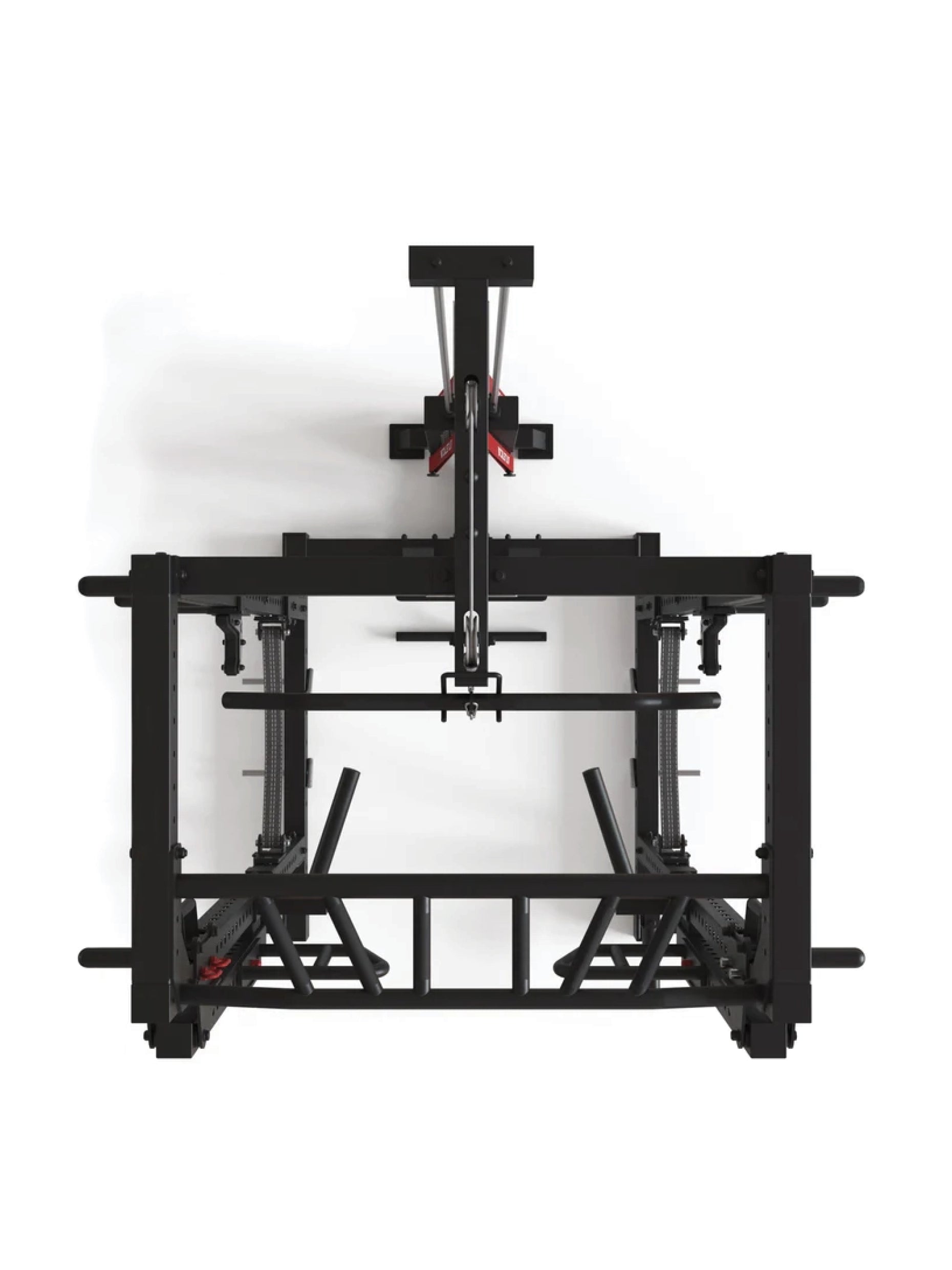 Power Rack R7-Helix: mit Latzug & Jammer Arms, Safety Straps, J-Hooks, Dip & Pull-Up Bar, Landmine, #size_220-cm