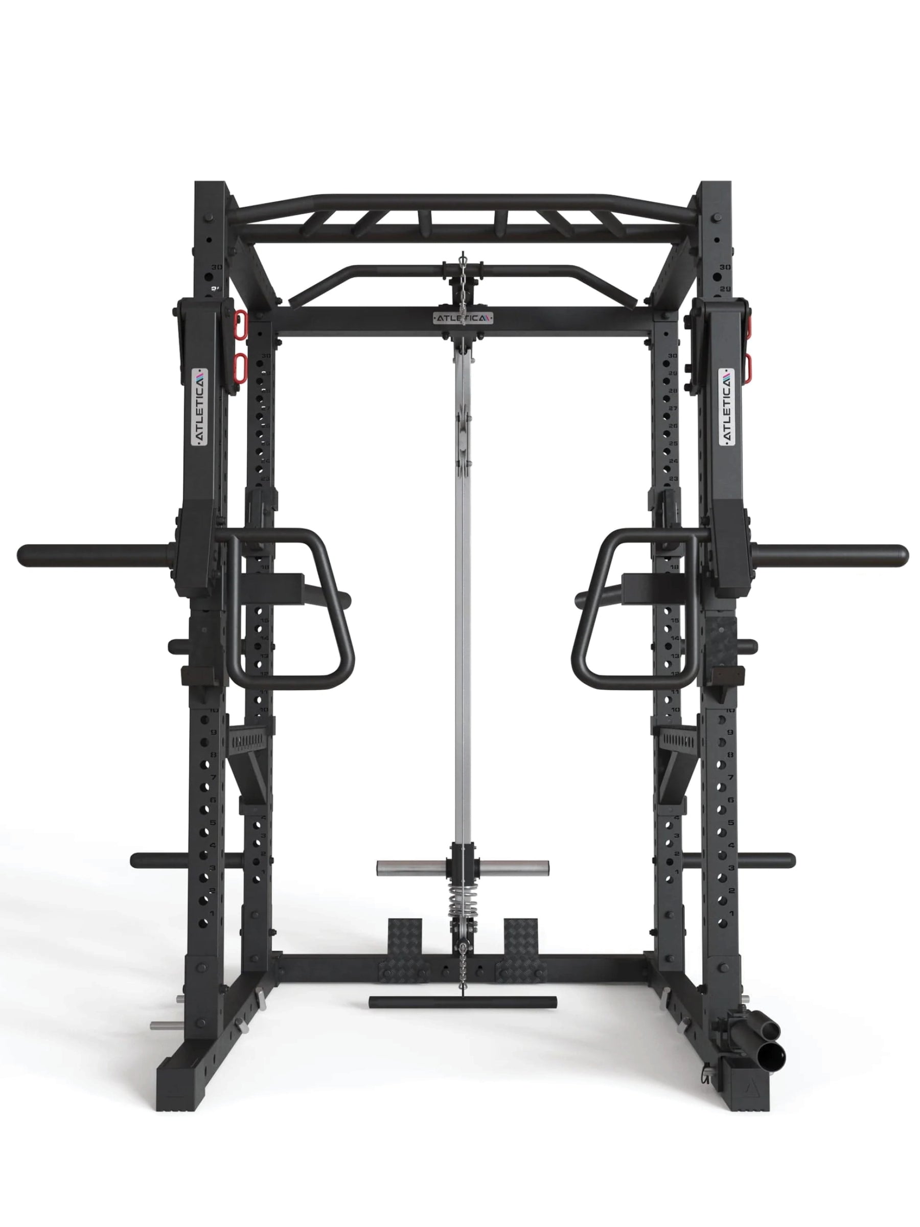 ATLETICA R7-Kano Power Rack mit Latzug & Jammer Arms