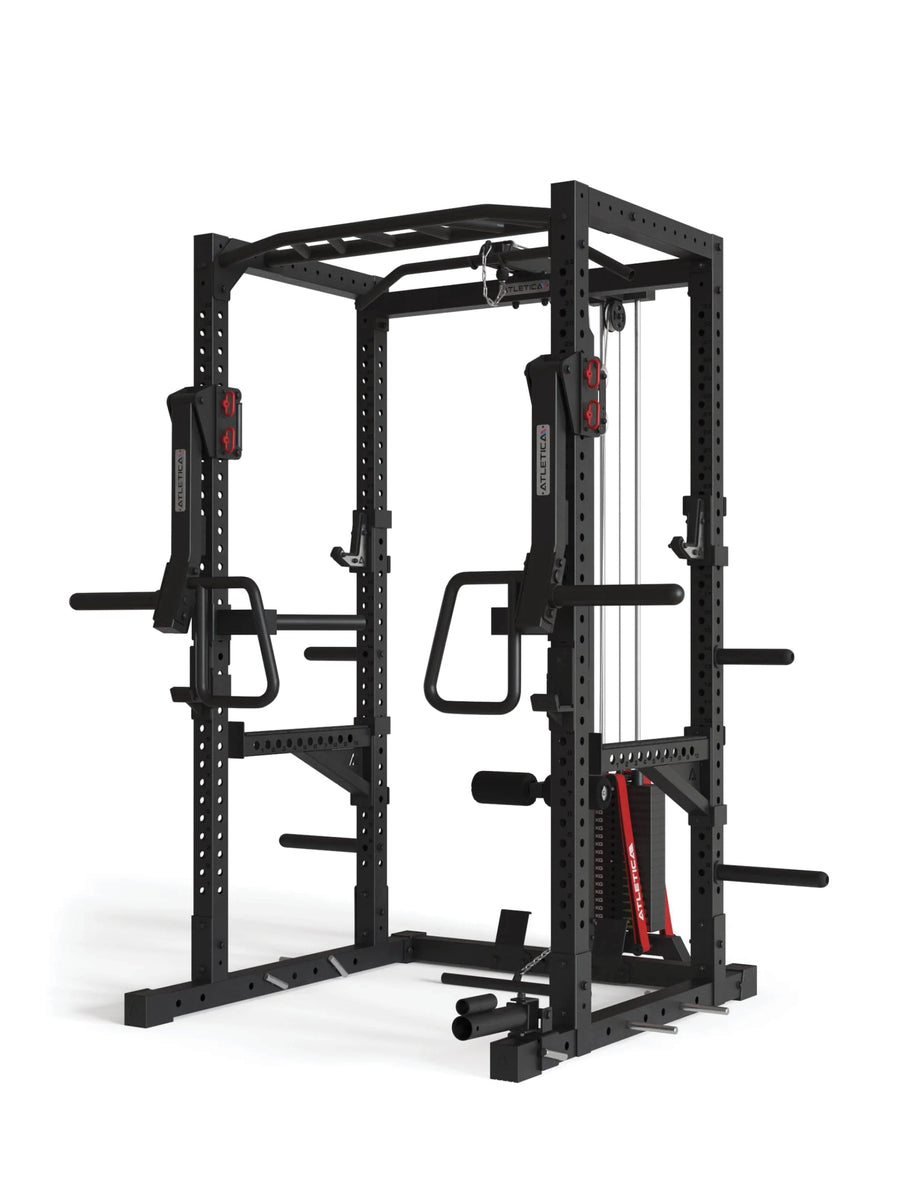 Power Cage R7-Stryker: 90kg oder 120kg. Squat Rack | in zwei Höhen verfügbar, #size_200-cm