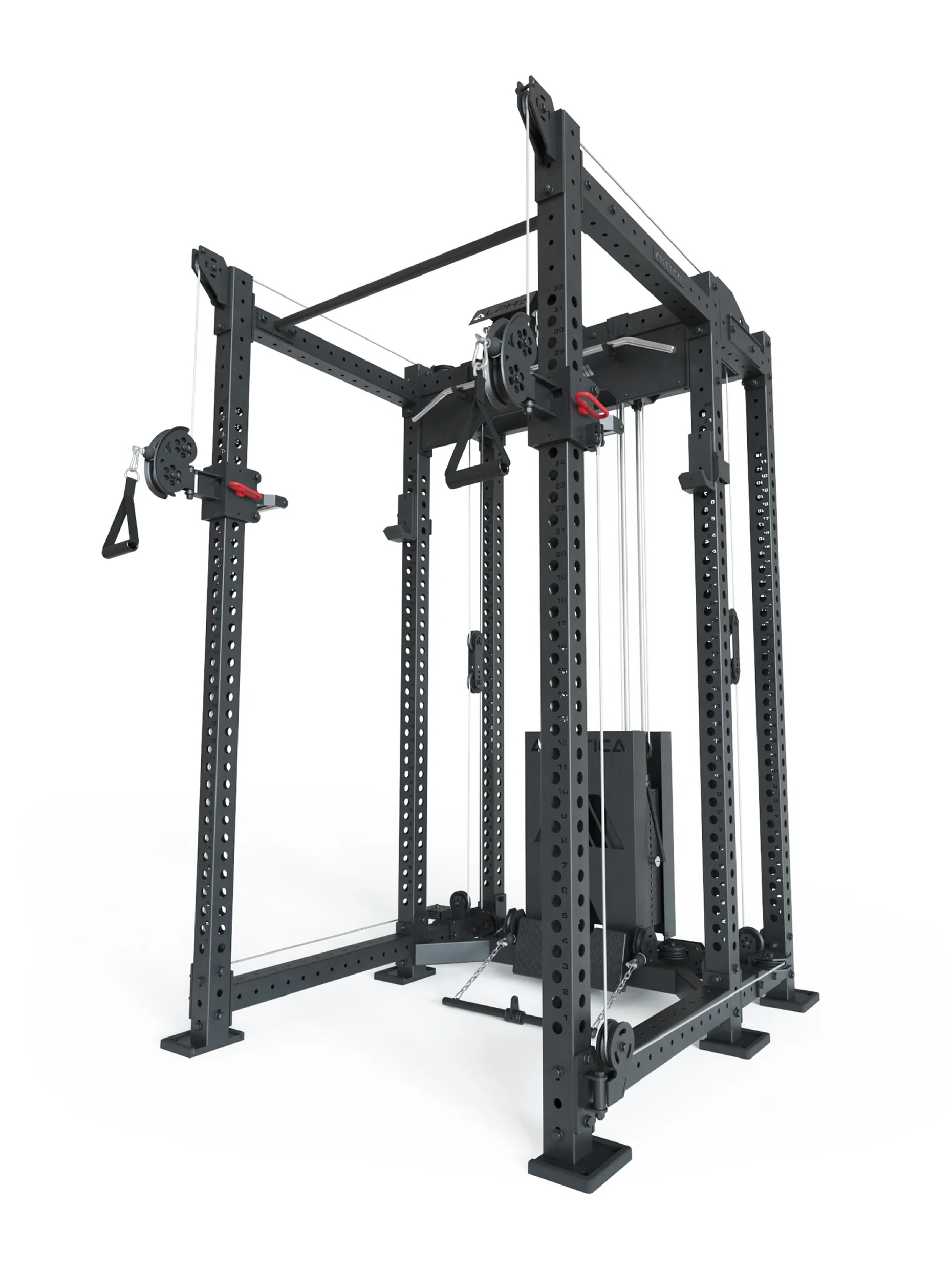 ATLETICA R8-Alpha Power Rack| Latzug & Kabelzug Station