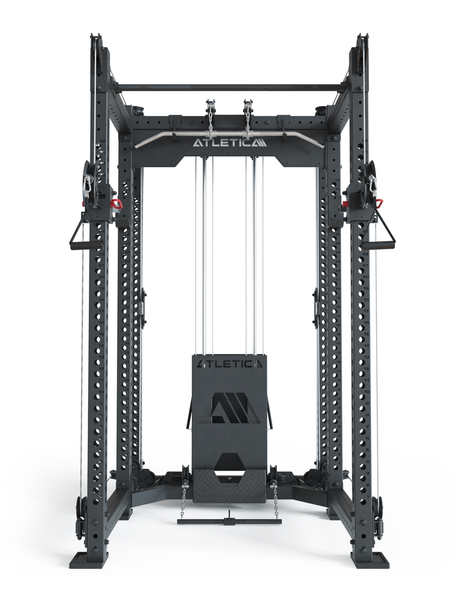 ATLETICA R8-Alpha Power Rack| Latzug & Kabelzug Station