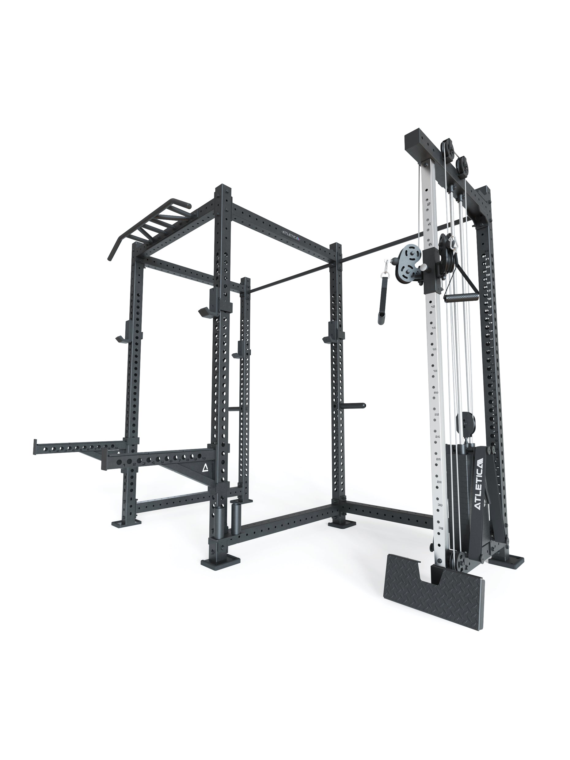 ATLETICA R8-Drift PRO Power Rack | 90 kg Cable Pulley Station