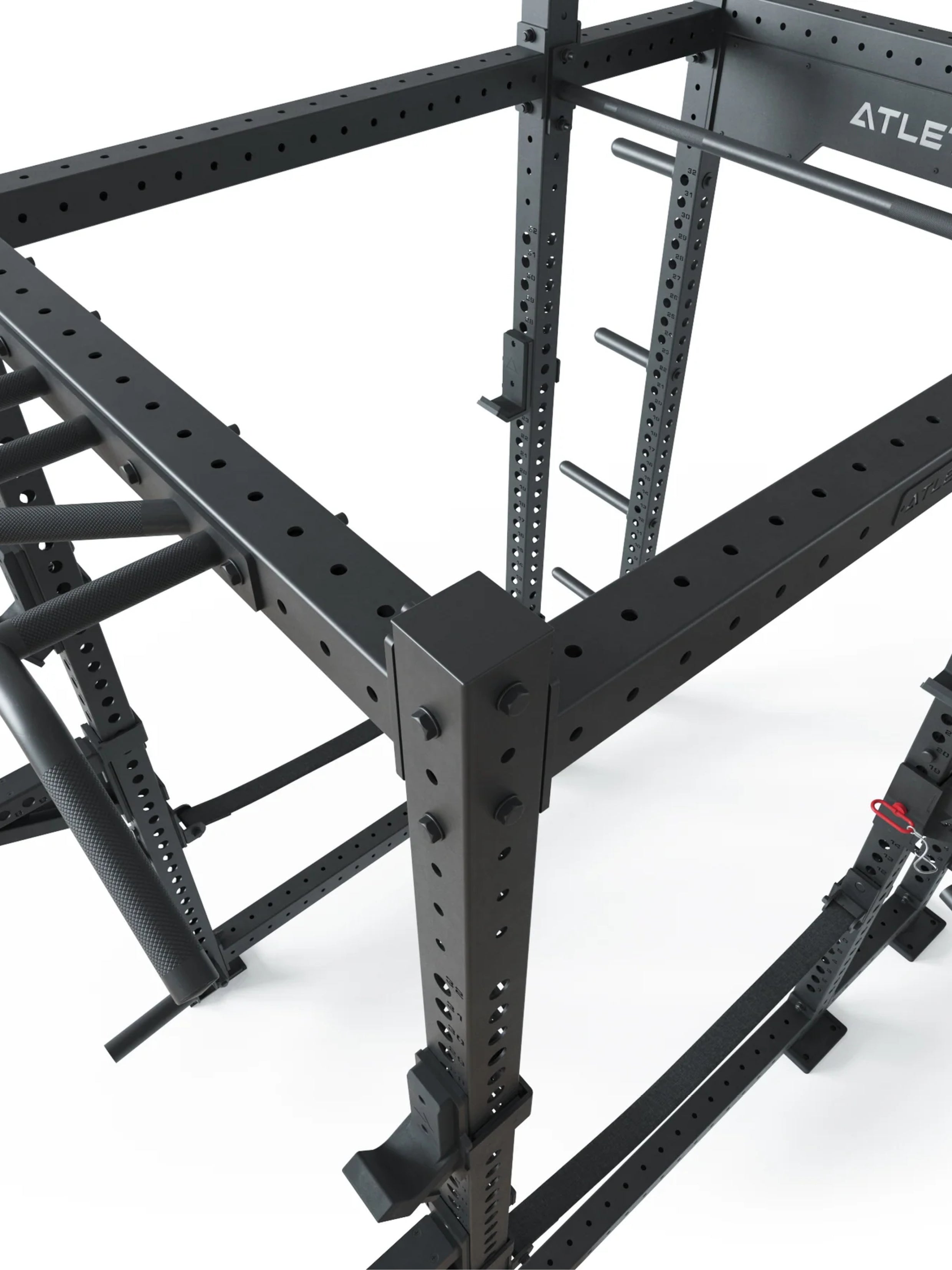 Power Squat Rack R8-ShockWave: #material_schwarz