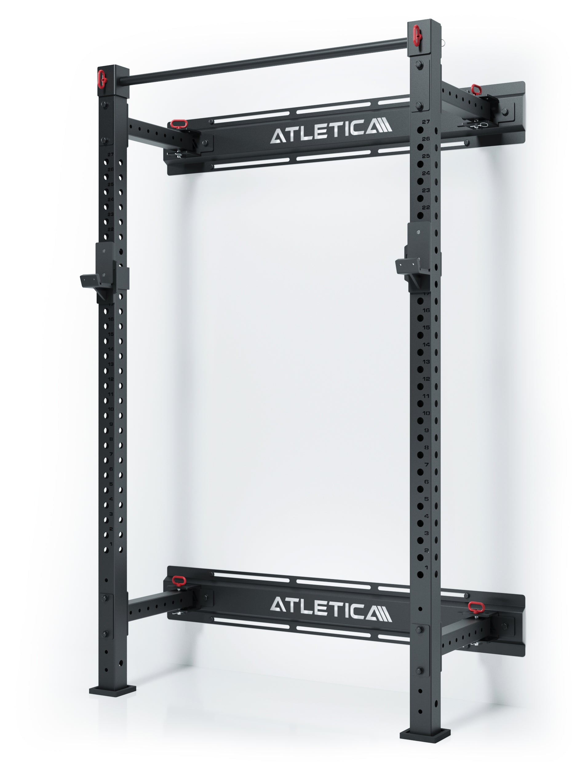 ATLETICA R7 Wall Rack | Klappbar | Für zuhause oder Fitnessstudio